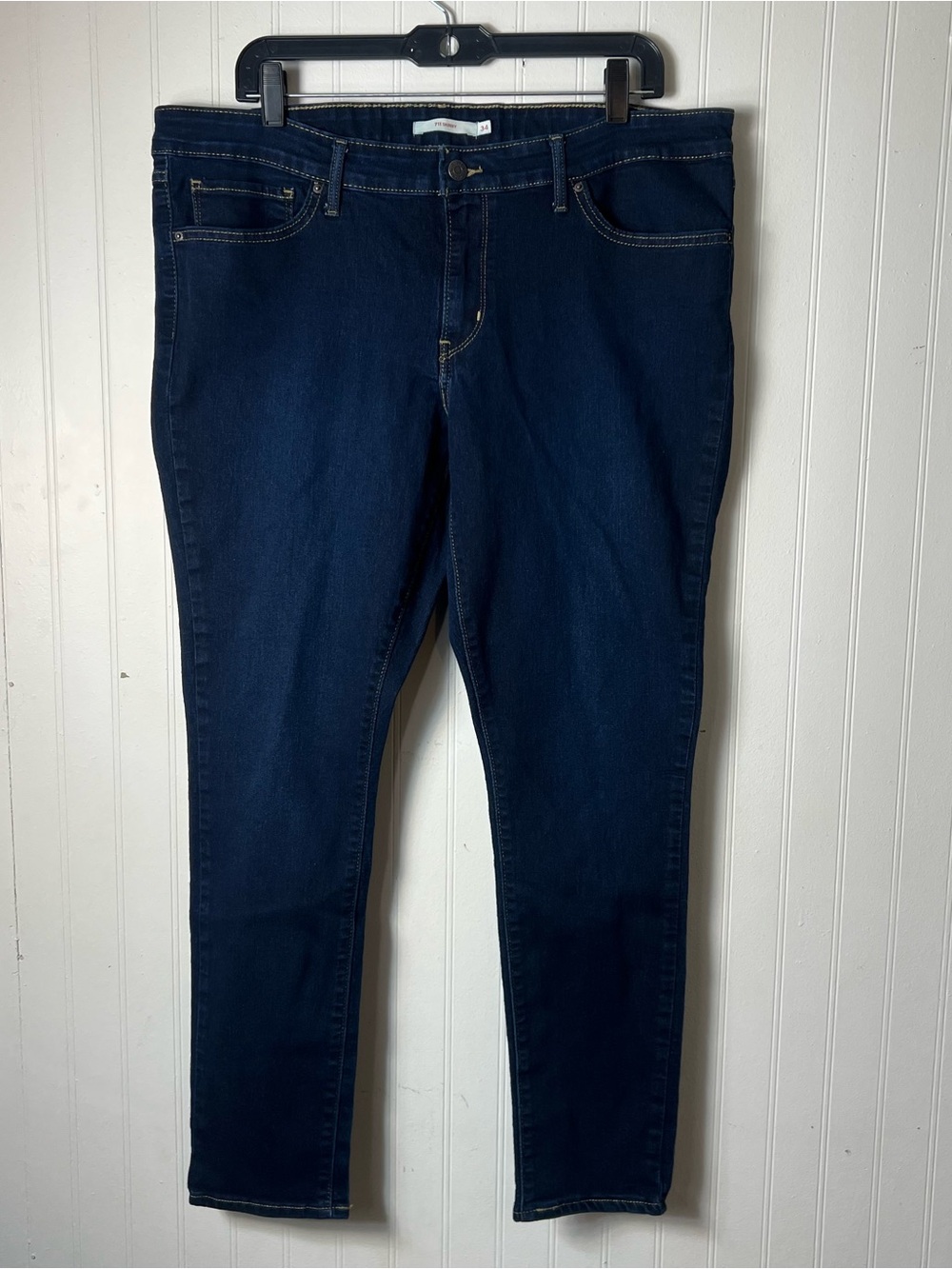 Levis 711 Skinny Jeans Women Size 34 Stretch Denim